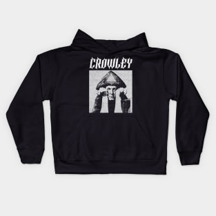 Aleister Crowley †† Occultist Vintage-Style Design Kids Hoodie